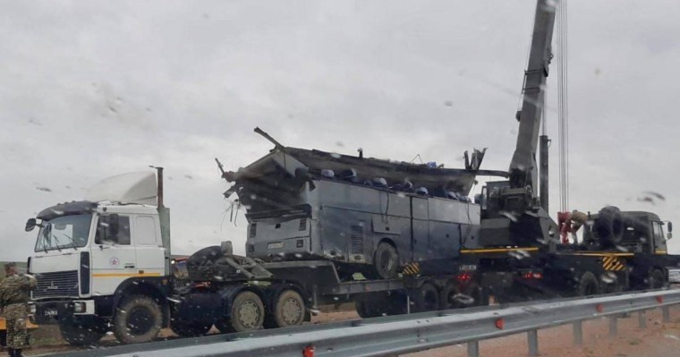 Автобуста Қазақстан, Өзбекстан және Тәжікстан азаматтары болған