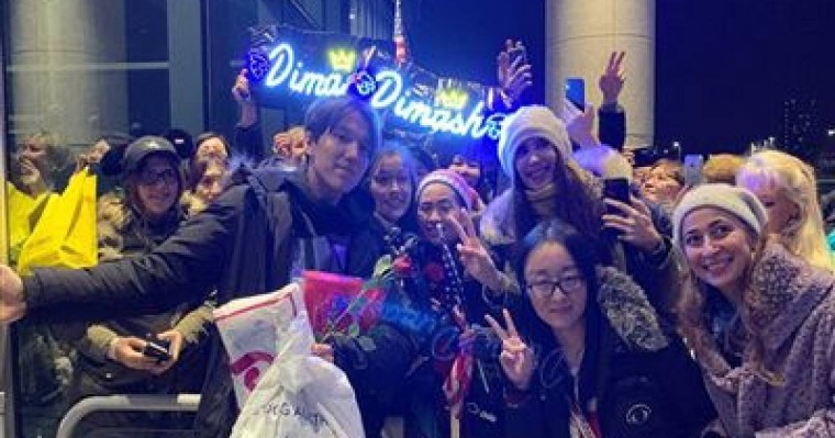 Димашты Лондондағы жанкүйерлері ерекше қошеметпен қарсы алды