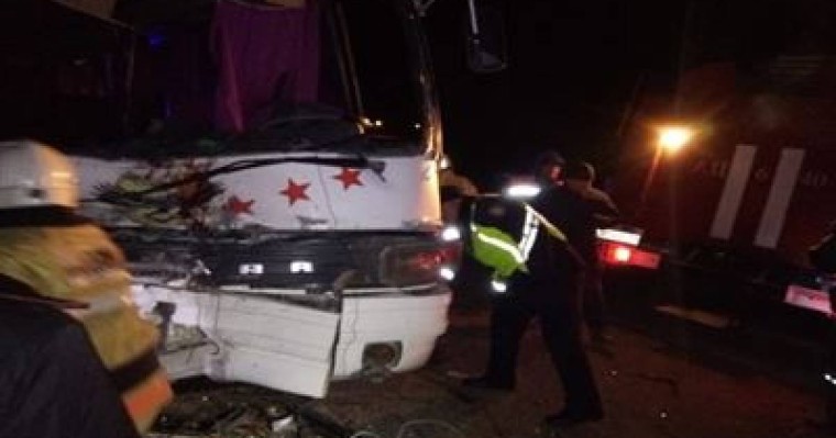 Қызылорда облысында екі автобус соқтығысып, 3 адам қайтыс болды