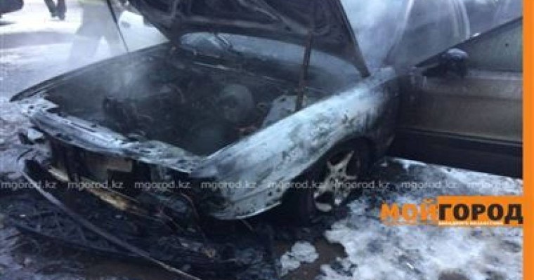 Оралда автокөлік өртеніп кетті | КТК