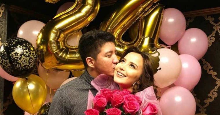 Жұлдыз Өмірғали Айқынмен бірге туған күнін атап өтті