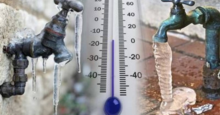 ШҚО-да аяздың салдарынан су қатып қалды