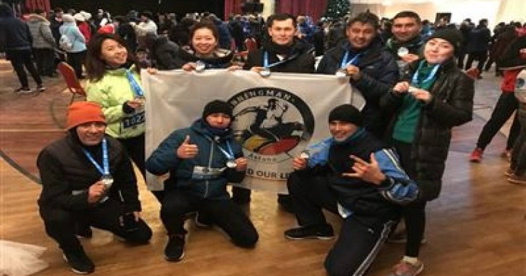 ФОТО: Астананың 1600 тұрғыны қысқы марафонда жүгірді