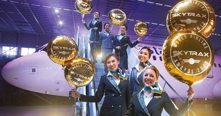 阿斯塔纳航空公司第八次获评中亚最佳航空公司