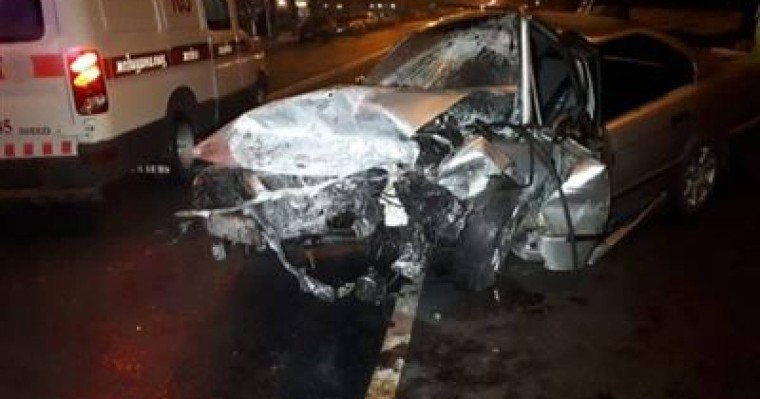 Алматыда бірнеше көлік соқтығысып, 1 адам қайтыс болды