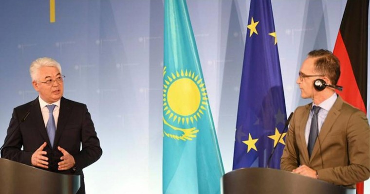 哈萨克斯坦外长阿塔穆库洛夫正式访问德国