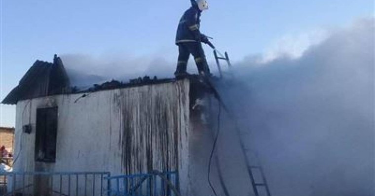 Қызылордада өрттен ер кісі мен бала қайтыс болды