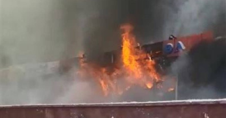 Астанада дүкенде өрт шығып, бір әйел құтқарылды