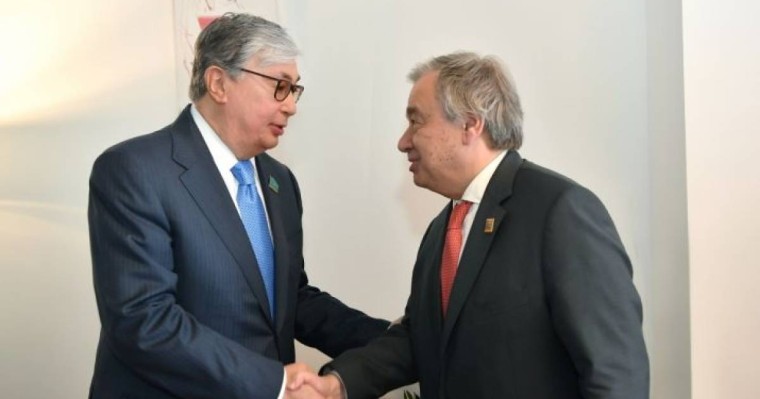 联合国秘书长古特雷斯祝贺托卡耶夫胜选