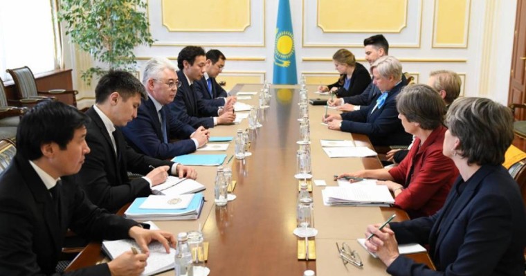 外长会见欧安组织民主人权办观察员团代表