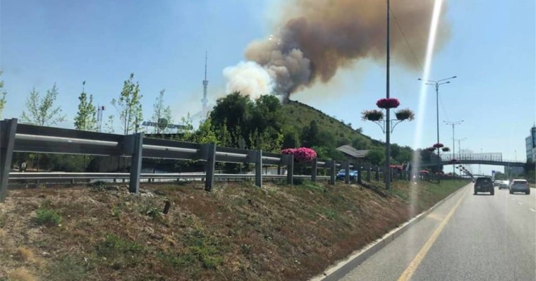 Өрт шыққан Көктөбеден мәйіт табылып, полиция тергеу бастады