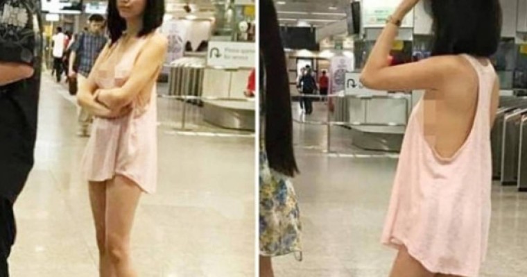 Метрода жартылай жалаңаш жүрген қыз желіні шулатты