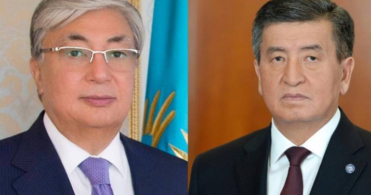 托卡耶夫总统与吉尔吉斯斯坦总统通电话