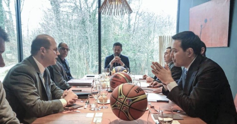 Қазақстан баскетбол федерациясының Президенті FIBA басшысымен кездесті