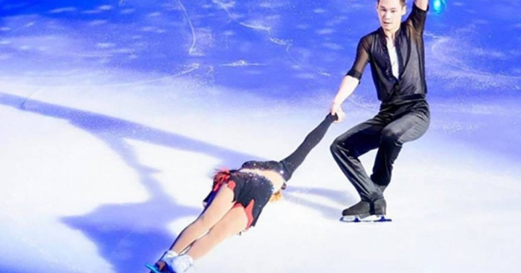 Жансая Әдіханова мен Әбіш Байтқановтың биі. ВИДЕО