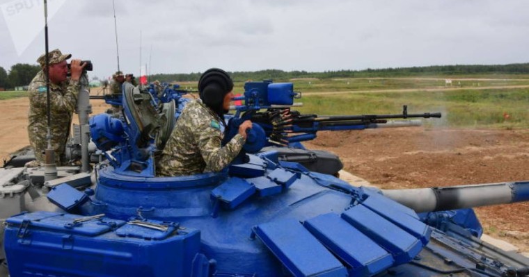 Қазақстан командасы "Танк биатлоны" жарысында жеңіске жетті