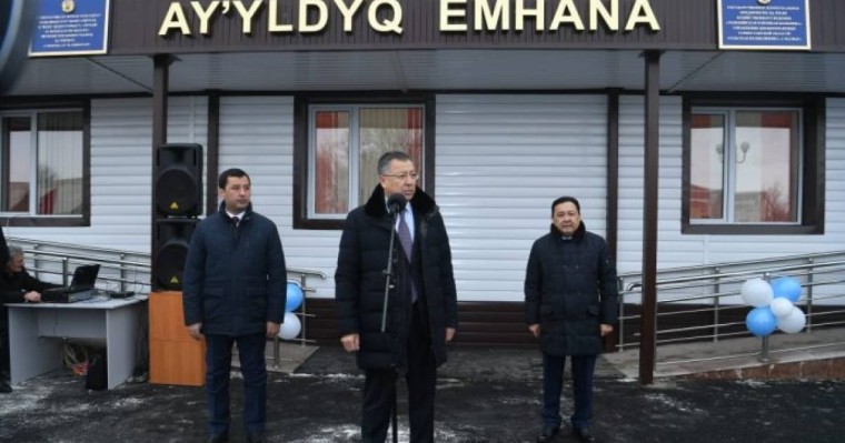 Түркістан: Төлебиде емхана пайдалануға берiлдi