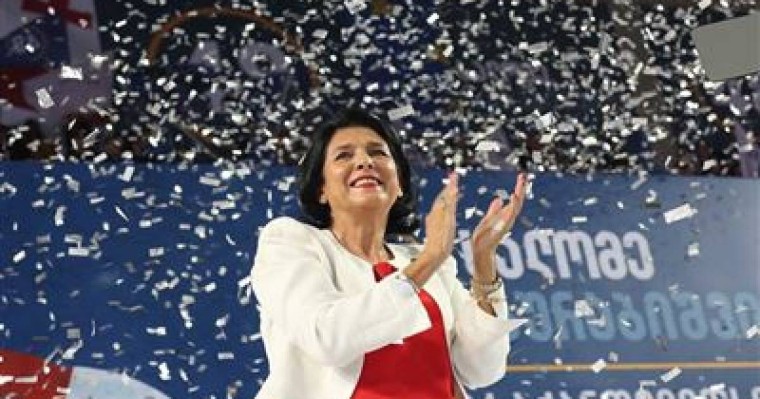 Грузияда тұңғыш рет әйел президент болды