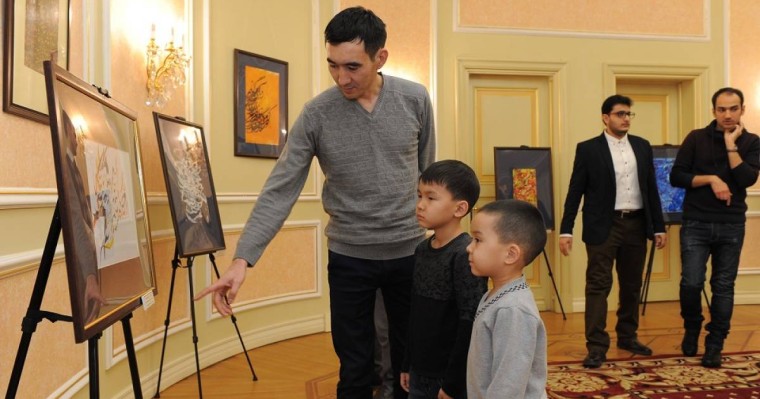 Елбасы кітапханасының музейінде «Иран каллиграммасы» көрмесі ашылды