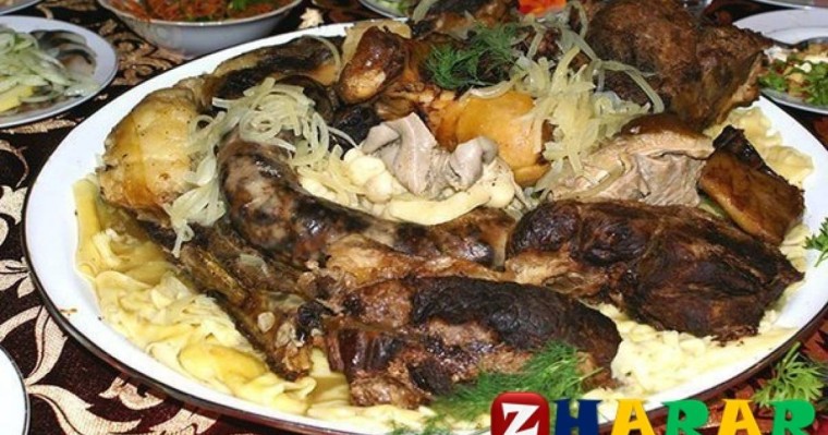 Қонақ күту етті табаққа қалай тартады