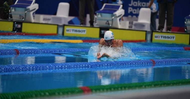 巴兰丁获得国际泳联冠军游泳系列赛美国站银牌