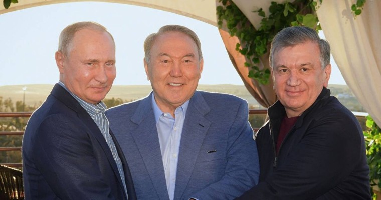 Қазақстан, Ресей және Өзбекстан президенттері Сарыағашта кездесті