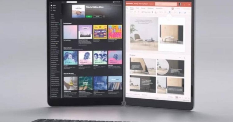 微软新品发布会推出双屏笔记本和手机