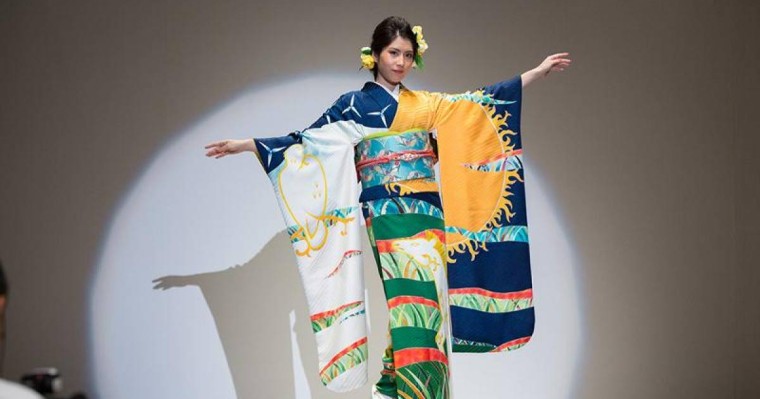 日本推出国别和服迎接奥运 哈萨克斯坦版尽显草原壮美气魄