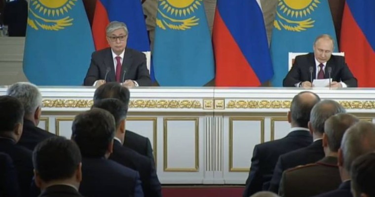 Қасым-Жомарт Тоқаев пен Владимир Путиннің баспасөз мәслихаты – видео