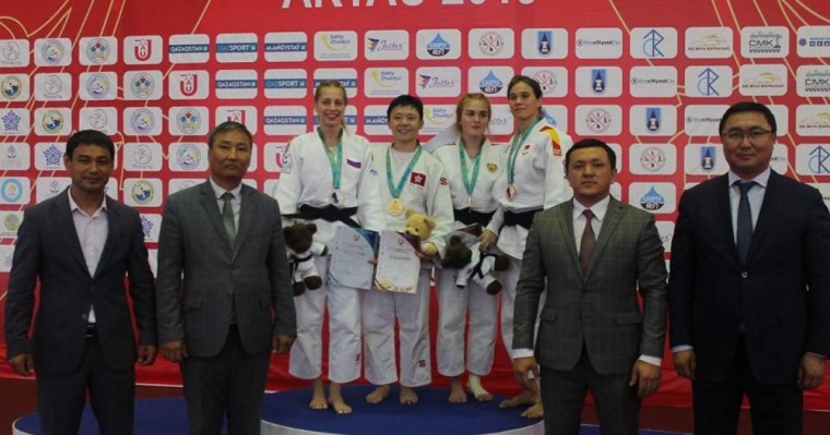 柔道亚洲公开赛首日：哈萨克斯坦代表团收获3枚金牌