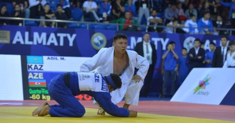 柔道世青赛：哈萨克斯坦代表团再获2枚奖牌