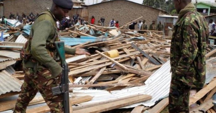 肯尼亚一学校坍塌 致至少7名孩童死亡57人受伤