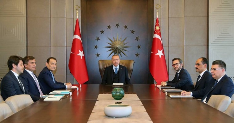突厥议会秘书长同土耳其总统埃尔多安举行会晤