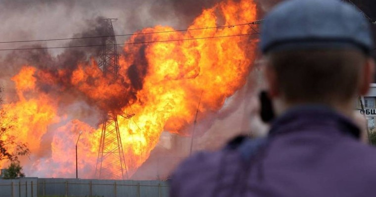 俄热电站火灾造成1死13伤 莫斯科空气未受到污染