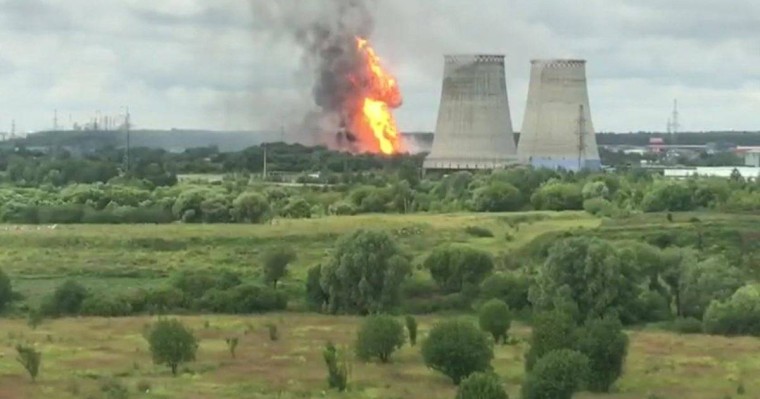 Мәскеу маңындағы ЖЭС өртіп жатыр. 8 адам "жараланған"