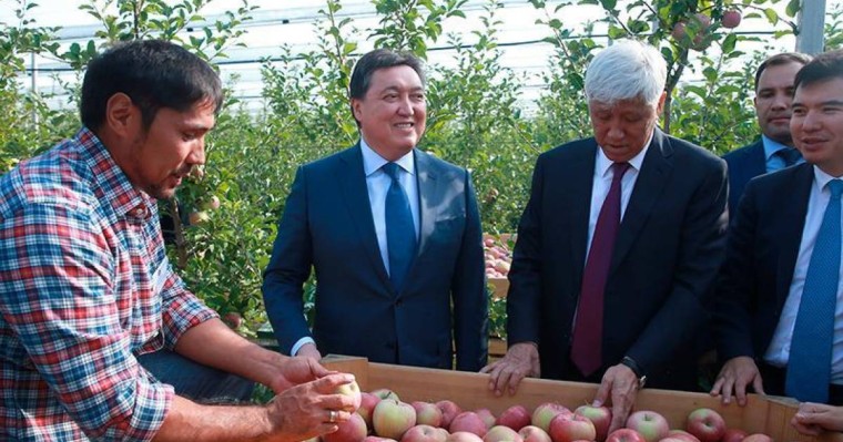 政府总理前往阿拉木图州进行工作视察