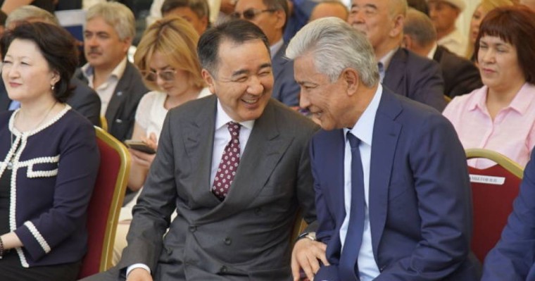 Тасмағамбетов пен Сағынтаев Алматыда кездесті