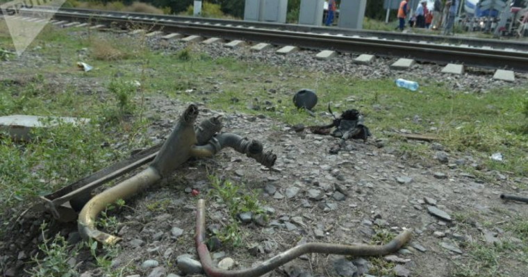 Шамалған станциясындағы апат: жантүршігерлік апаттан кейінгі кадрлар