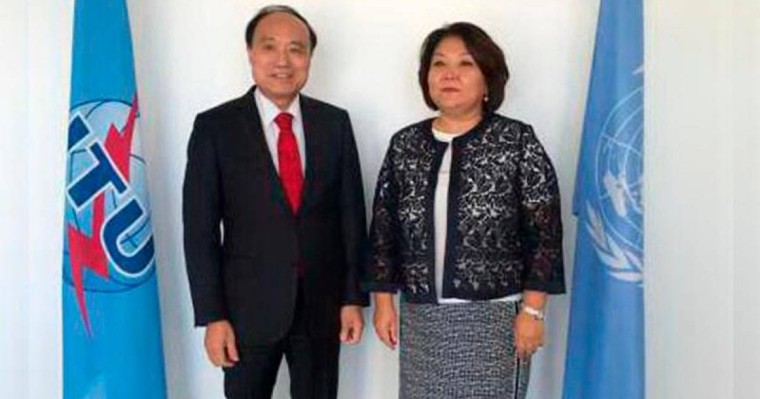 哈萨克斯坦驻联合国日内瓦办事处代表会见国际电联秘书长