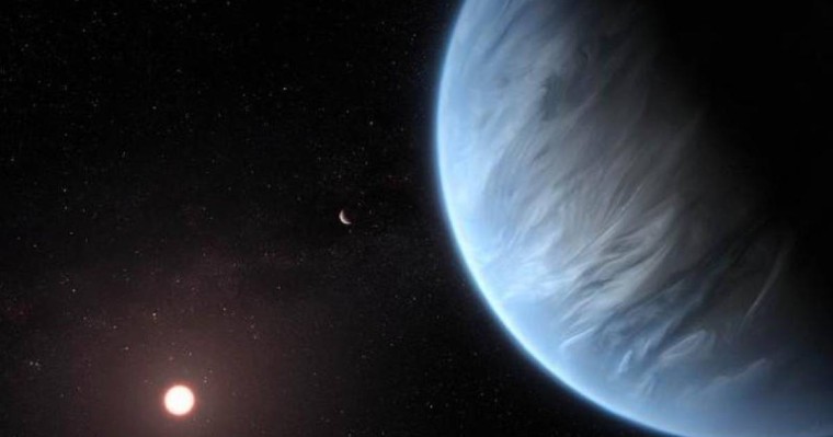 科学家在太阳系外的一颗行星上发现水蒸气