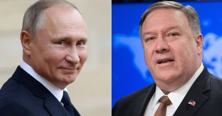 Владимир Путин мен Майк Помпео Сочиде кездеспек