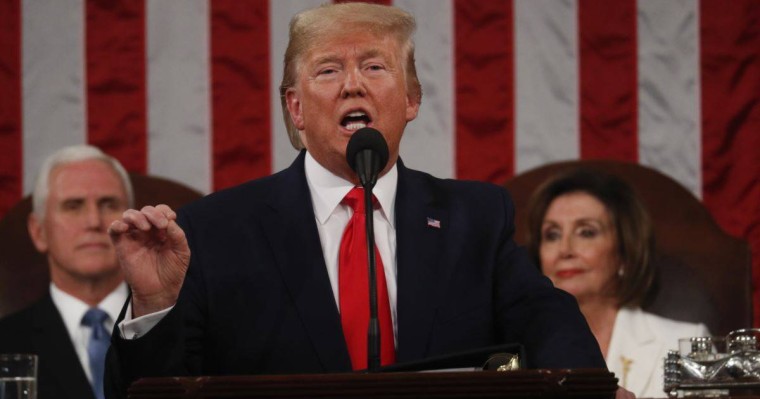 Трамп жолдауында АҚШ-тың экономикалық жетістіктері туралы айтты