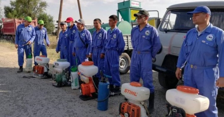 Арыста дезинфекция жұмыстары басталды