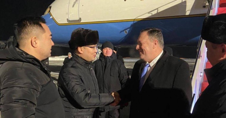 АҚШ мемлекеттік хатшысы Майк Помпео Қазақстанға келді