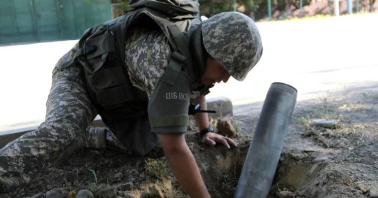 қалада 90 тонна оқ-дәрі қалды