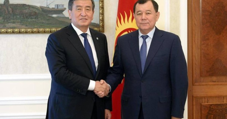 驻吉大使卸任前会见吉尔吉斯多位高层人士