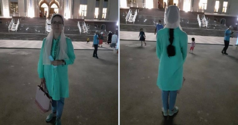 "Смановтардың мешіті екен": Cәуле Әбілдаханқызы Сарыағашта өзін мешітке кіргізбей қойғанын айтты