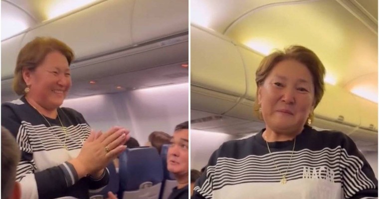 «Бәріміз қатты уайымдадық»: ұшақта есінен танған кісіні борттағы жолаушы-дәрігер құтқарып қалды