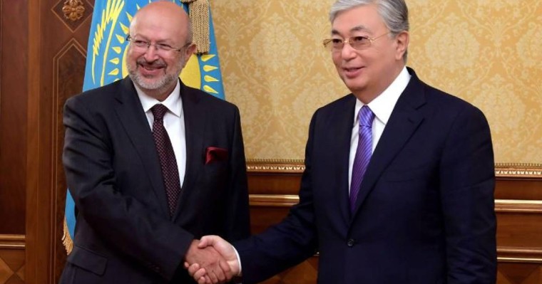 托卡耶夫总统会见欧安组织高级专员