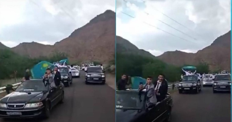 Алматы облысында түлектерді тасыған жүргізуші төрт бап бойынша айыпталды